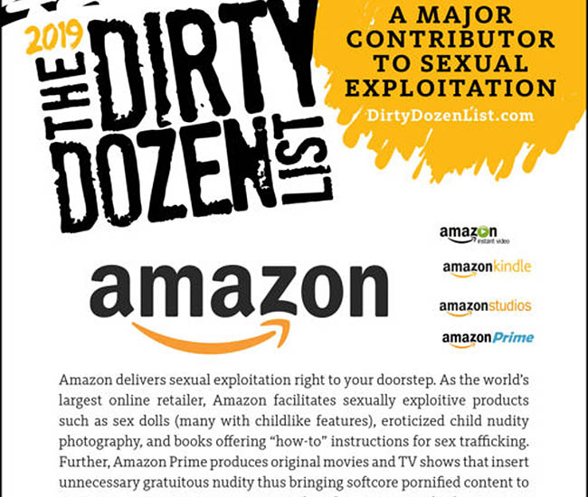 Dirty Dozen List American Culture has been Pornified??