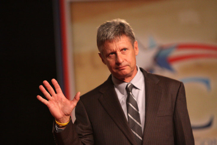 Libertarian Candidate Gary Johnson