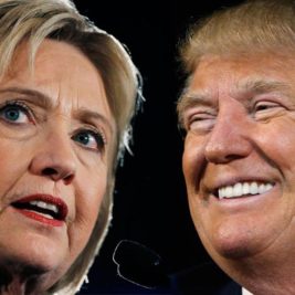 Trump vs Clinton Life on the LIne