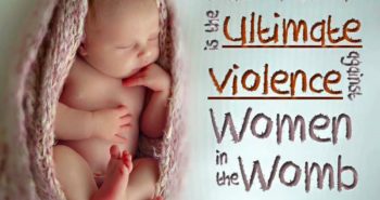 Abortion kills an innocent human life