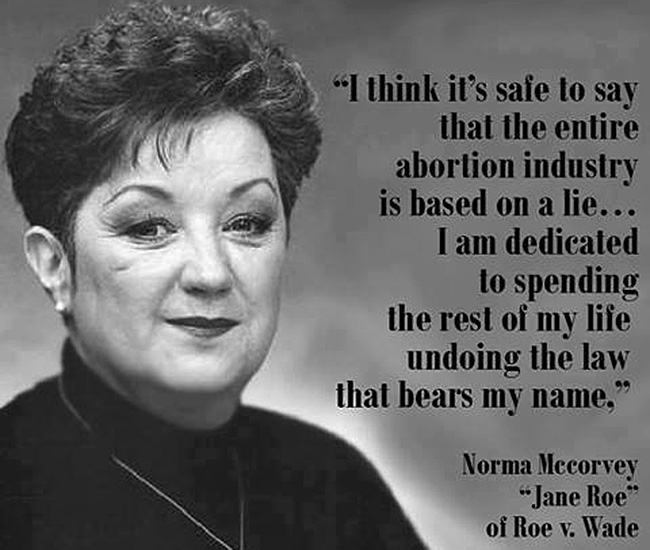 Jane Roe didn’t know the meaning of “abortion.”