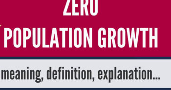 ZPG the idea that there's a number of children that the average parent should have in order to keep the population size from increasing.