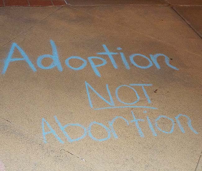 Students for Life of America sponsor the "National Pro Life Chalk Day" Any City Nationwide!